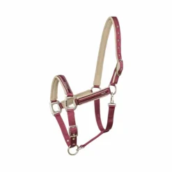 Licols Poneys*Lami-cell - Licol Elegance / champagne Bordeaux