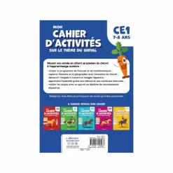 Librairie*Lavauzelle - Cahier d'activités sur le thème du cheval niveau CE1 Bleu