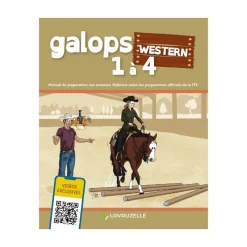 Librairie*Lavauzelle - Livre de préparation aux galops Western 1 à 4 avec vidéos