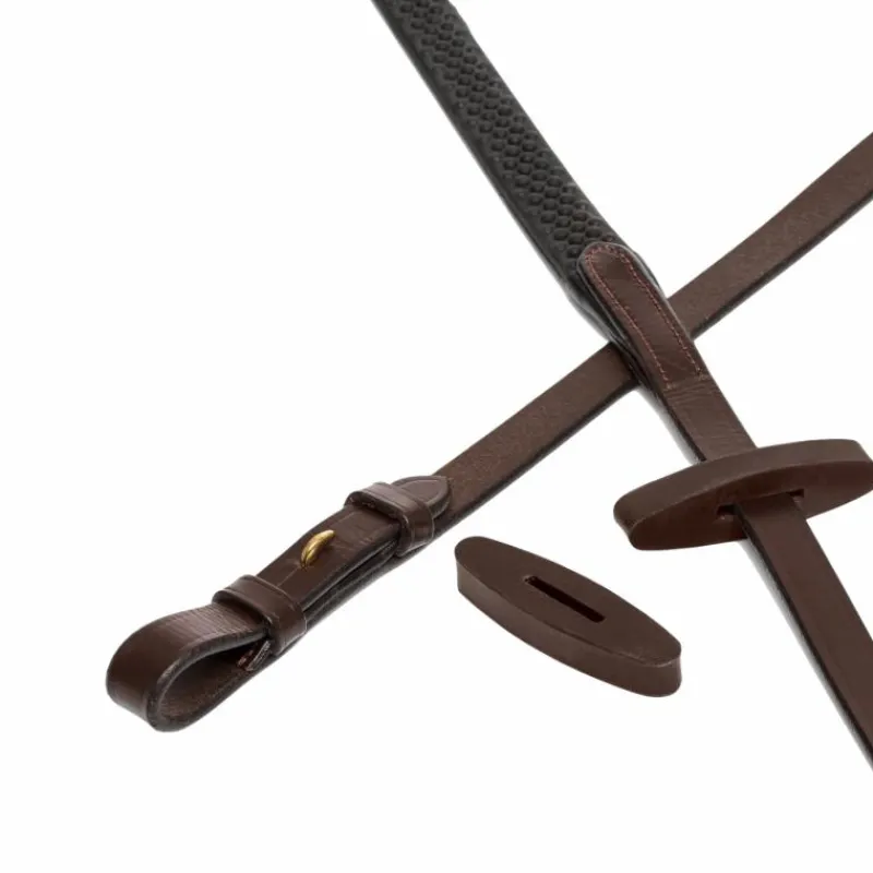 Rênes Et Arrêtoirs De Rênes*LeMieux - Arrêtoirs de rênes en caoutchouc Marron