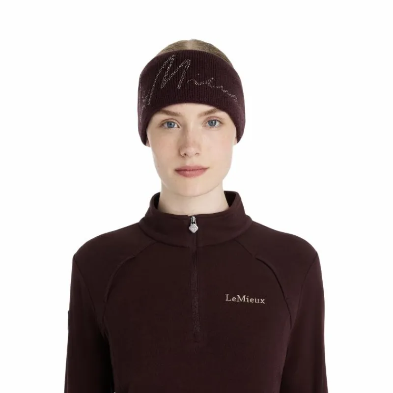 Bonnets/ Bandeaux*LeMieux - Bandeau avec brillants damson Bordeaux