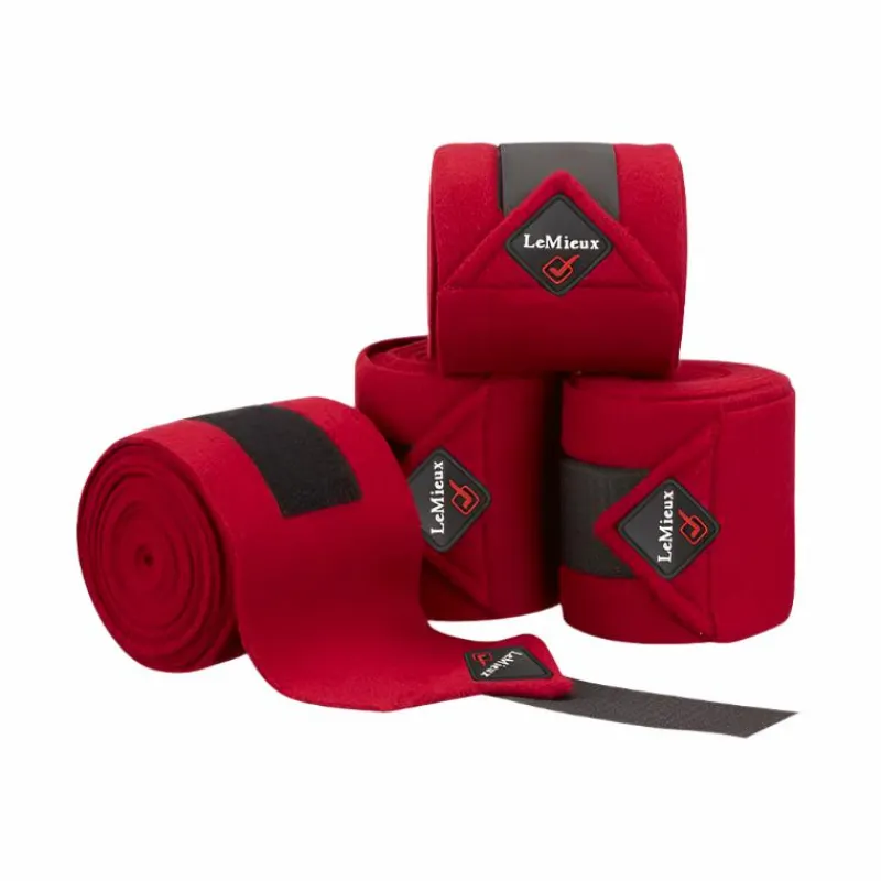 Bandes De Polo*LeMieux - Bandes de polo Bordeaux (x4)