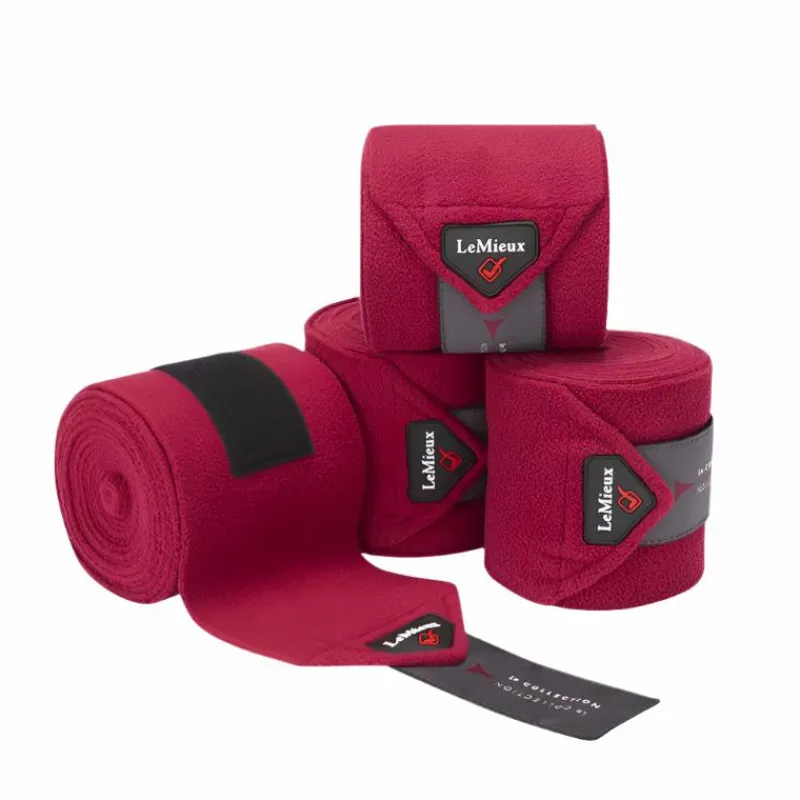 Bandes De Polo*LeMieux - Bandes de polo Mulberry (x4) Bordeaux