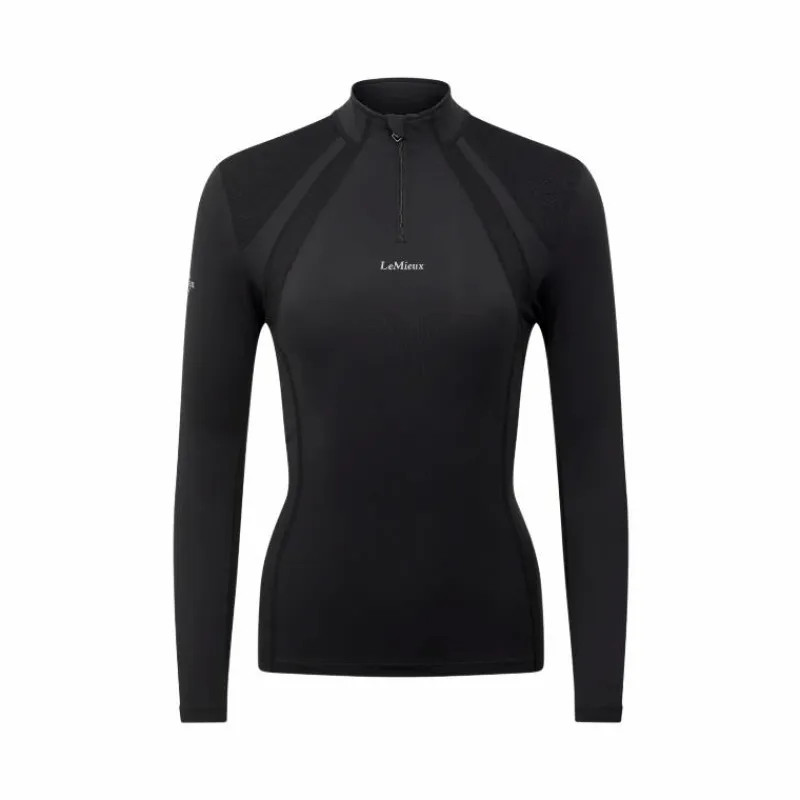 T-Shirts Et Baselayers*LeMieux - Baselayer manches longues femme Mia Mesh Noir