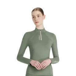 T-Shirts Et Baselayers*LeMieux - Baselayer manches longues femme Classique rosemary Vert