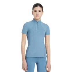 New - Baselayer manches courtes enfant Junior Young Rider Classique Ice blue Enfant T-Shirts Et Baselayers
