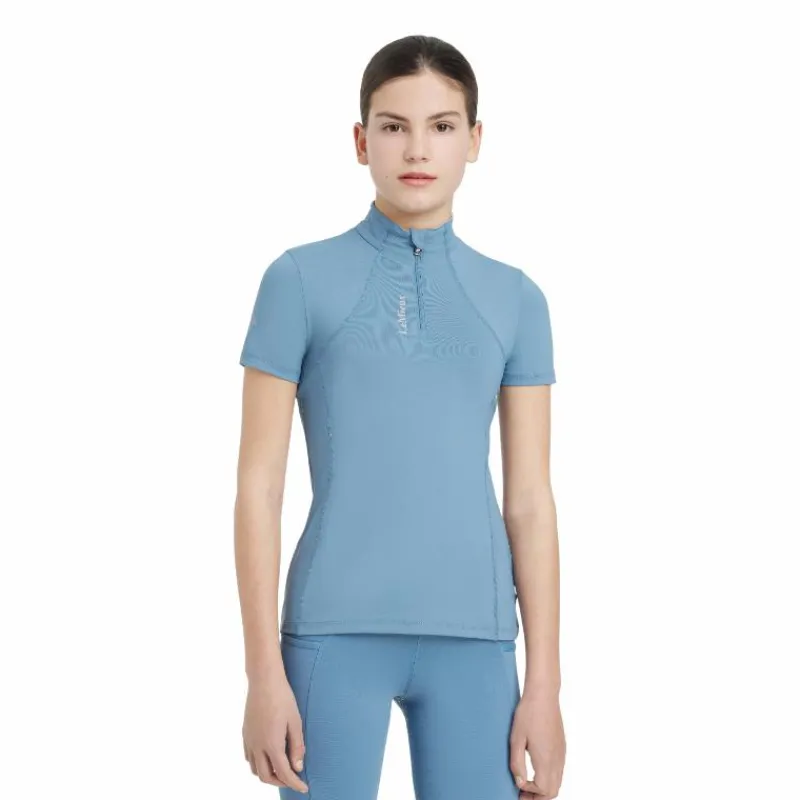 New - Baselayer manches courtes enfant Junior Young Rider Classique Ice blue Enfant T-Shirts Et Baselayers