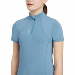 New - Baselayer manches courtes enfant Junior Young Rider Classique Ice blue Enfant T-Shirts Et Baselayers