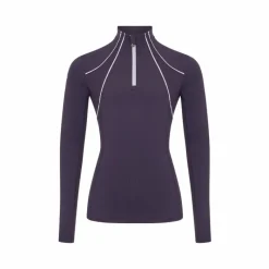 T-Shirts Et Baselayers*LeMieux - Baselayer manches longues enfant Rider Mia Mesh juniper Violet