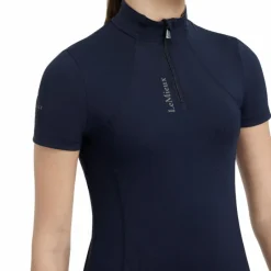 T-Shirts Et Baselayers*LeMieux - Baselayer manches courtes enfant Junior Young Rider Classique Marine