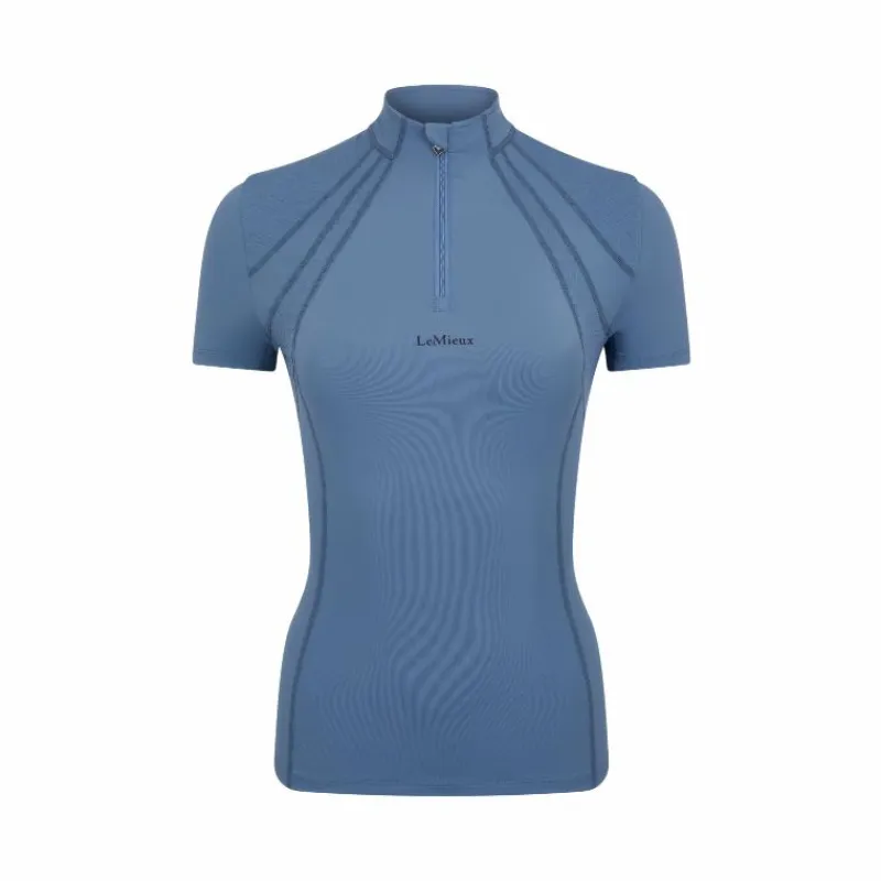 T-Shirts Et Baselayers*LeMieux - Baselayer manches courtes femme Mia Mesh ice blue Bleu