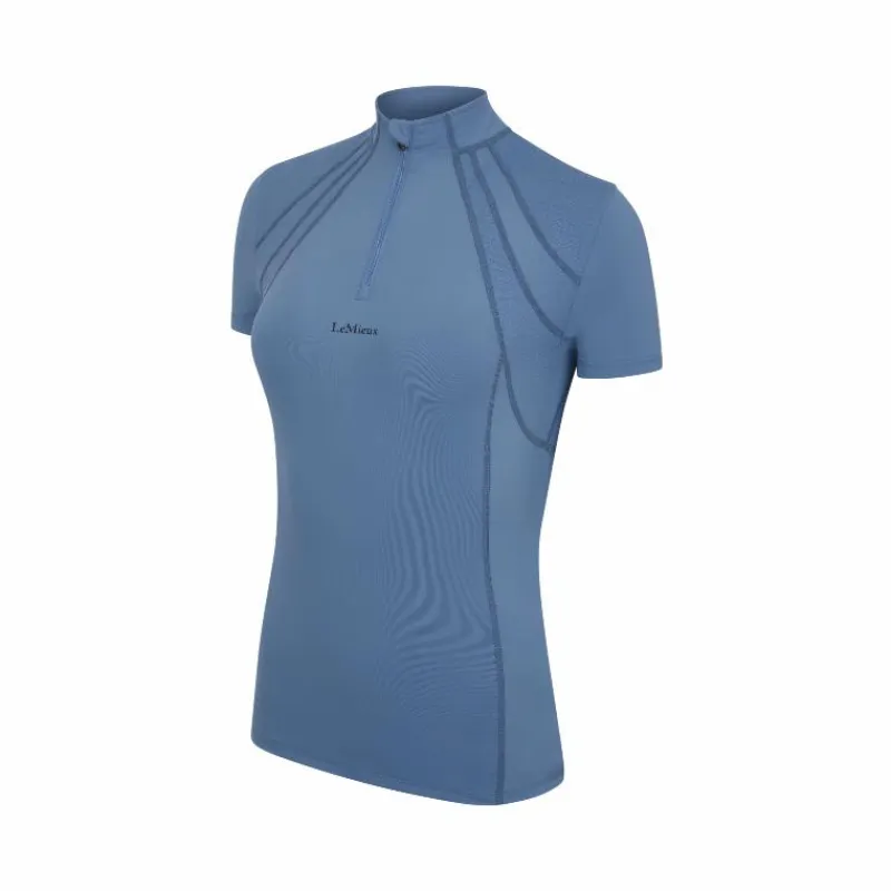 T-Shirts Et Baselayers*LeMieux - Baselayer manches courtes femme Mia Mesh ice blue Bleu