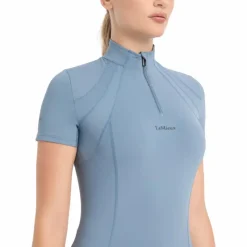 T-Shirts Et Baselayers*LeMieux - Baselayer manches courtes femme Mia Mesh ice blue Bleu