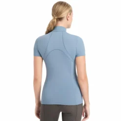 T-Shirts Et Baselayers*LeMieux - Baselayer manches courtes femme Mia Mesh ice blue Bleu