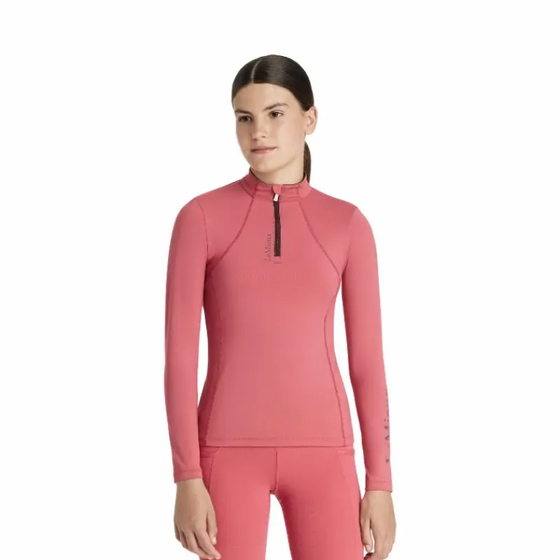 T-Shirts Et Baselayers*LeMieux - Baselayer manches longues enfant Classique Young Rider cranberry Rose
