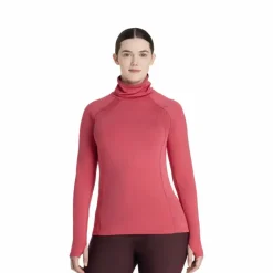 T-Shirts Et Baselayers*LeMieux - Baselayer manches longues col montant femme Sara cranberry Rose