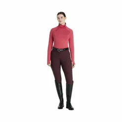 T-Shirts Et Baselayers*LeMieux - Baselayer manches longues col montant femme Sara cranberry Rose