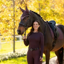 New - Baselayer manches longues femme Britney sans coutures damson T-Shirts Et Baselayers