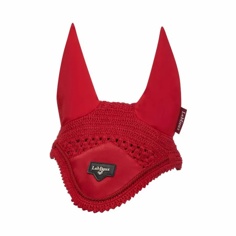 Bonnets Poneys|Bonnets Pour Chevaux*LeMieux - Bonnet anti-mouches Loire chilli Rouge