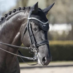 Bonnets Pour Chevaux|Cso*LeMieux - Bonnet court Loire Satin Noir