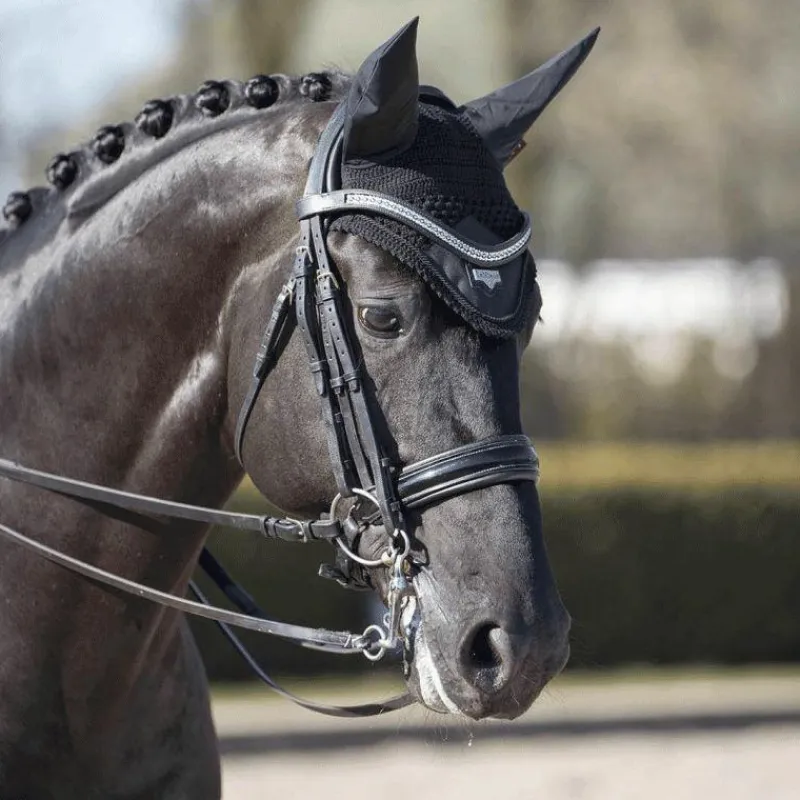 Bonnets Pour Chevaux|Cso*LeMieux - Bonnet court Loire Satin Noir