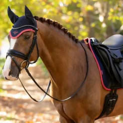 Bonnets Pour Chevaux*LeMieux - Bonnet pour chevaux anti-mouches Classic / cranberry Marine