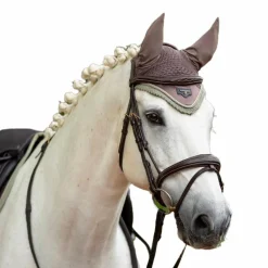 Sale - Bonnet pour chevaux anti-mouches Loire walnut Bonnets Pour Chevaux