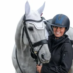 Bonnets Pour Chevaux*LeMieux - Bonnet pour chevaux anti-mouches Crystal Blanc