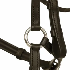 Bridons Poneys|Bridons*LeMieux - Bridon Arika muserolle basse / argent Marron