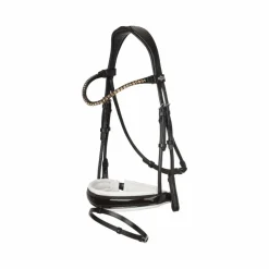 Outlet - Bridon de dressage Kudos Patent / blanc Bridons Poneys|Bridons