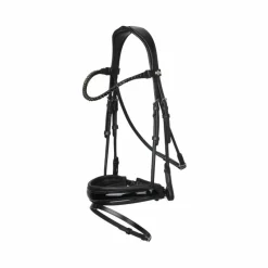 Bridons Poneys|Bridons*LeMieux - Bridon de dressage Kudos Patent Noir