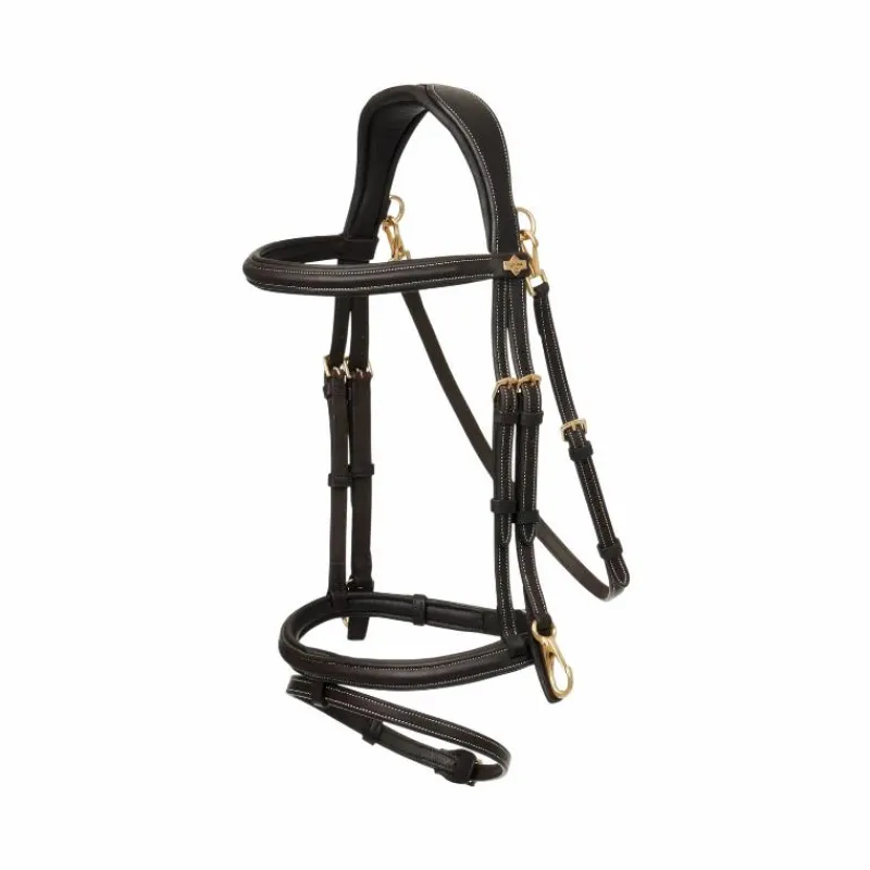 Bridons Poneys|Bridons*LeMieux - Bridon Kudos Work Marron