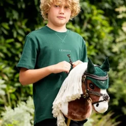 Hobby Horse*LeMieux - Bridon muserolle croisée pour Hobby Horse Marron