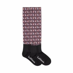 - Chaussettes d'équitation Footsie Llamas damson Chaussettes D'Équitation