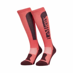 Discount - Chaussettes d'équitation en silicone cranberry Chaussettes D'Équitation