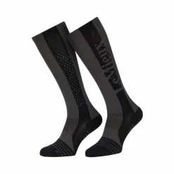 Discount - Chaussettes d'équitation Performance Silicone graphite Chaussettes D'Équitation