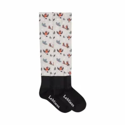 Hot - Chaussettes d'équitation Footsie Xmas Robins almond Chaussettes D'Équitation