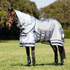 Couvertures Poneys|Couvertures Et Chemises*LeMieux - Chemise anti-mouches Kudos AeroGuard argent Gris