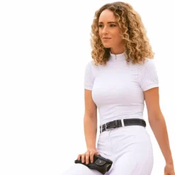 Polos Et Chemises*LeMieux - Chemise manches courtes femme Olivia Blanc