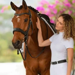 Polos Et Chemises*LeMieux - Chemise manches courtes femme Olivia Blanc