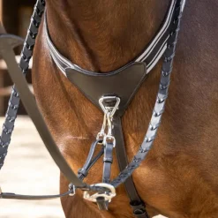 Colliers De Chasse*LeMieux - Collier de chasse avec élastique Arika / argent Noir