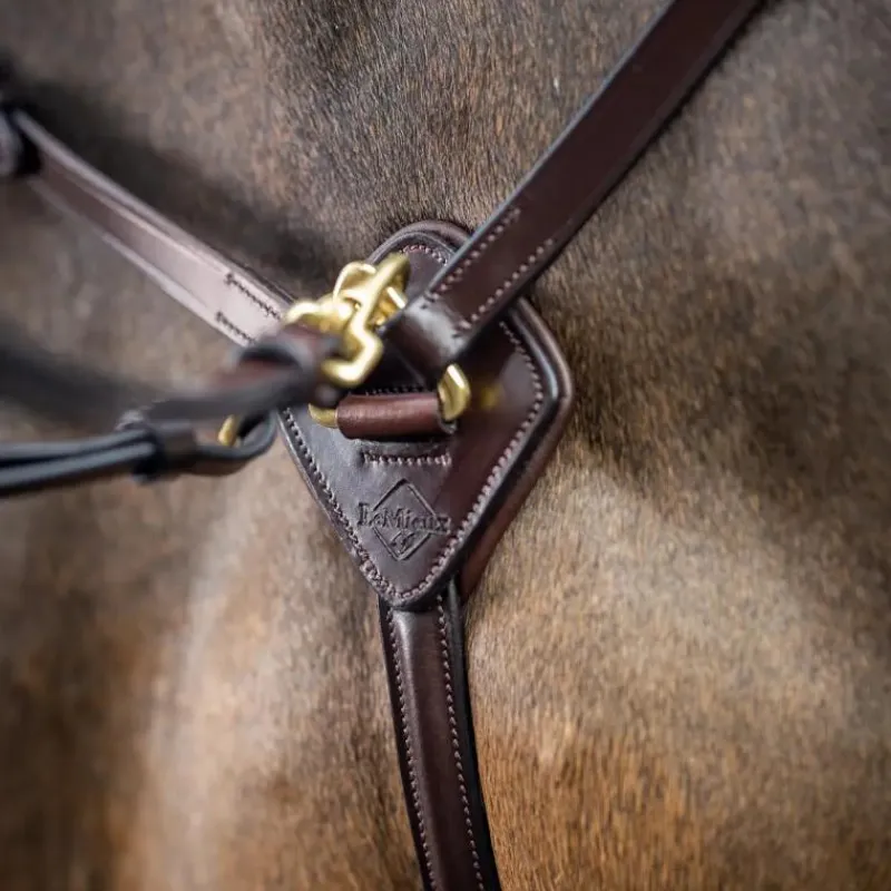 Colliers De Chasse*LeMieux - Collier de chasse D-Ring Attachment / laiton Marron