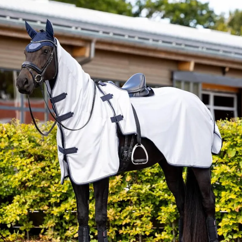 Couvertures Et Chemises*LeMieux - Couverture anti-mouches Ride On Fly Gris