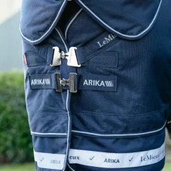 Couvertures Poneys|Couvertures Et Chemises*LeMieux - Couverture Arika Storm-Tek 50g Marine