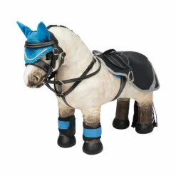 Peluches*LeMieux - Couvre-reins pour Toy Pony / gris Marine