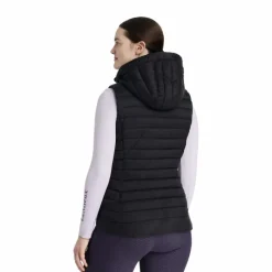 Sale - Doudoune sans manches à capuche femme Rose Blousons Et Manteaux