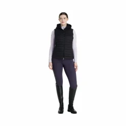 Sale - Doudoune sans manches à capuche femme Rose Blousons Et Manteaux