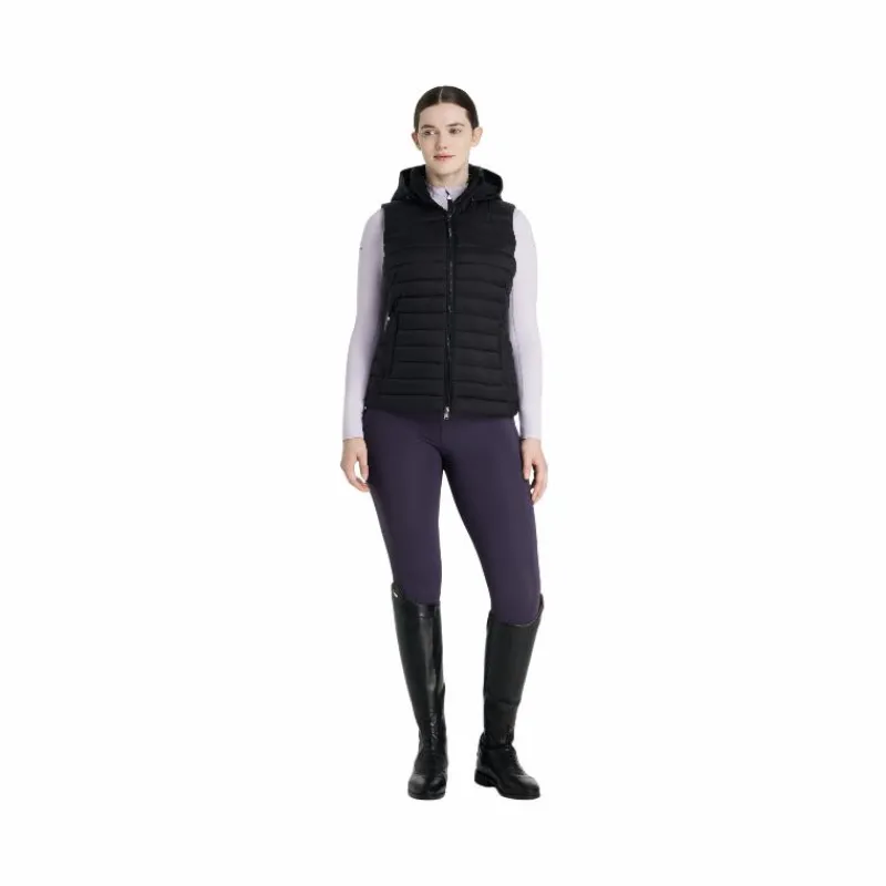 Sale - Doudoune sans manches à capuche femme Rose Blousons Et Manteaux