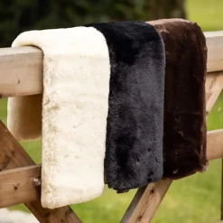 Hot - Fourreau de sangle de dressage Simuwool Slip On naturel Fourreaux De Sangle