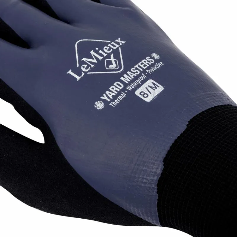 Gants D'Équitation*LeMieux - Gants de travail Thermique Marine